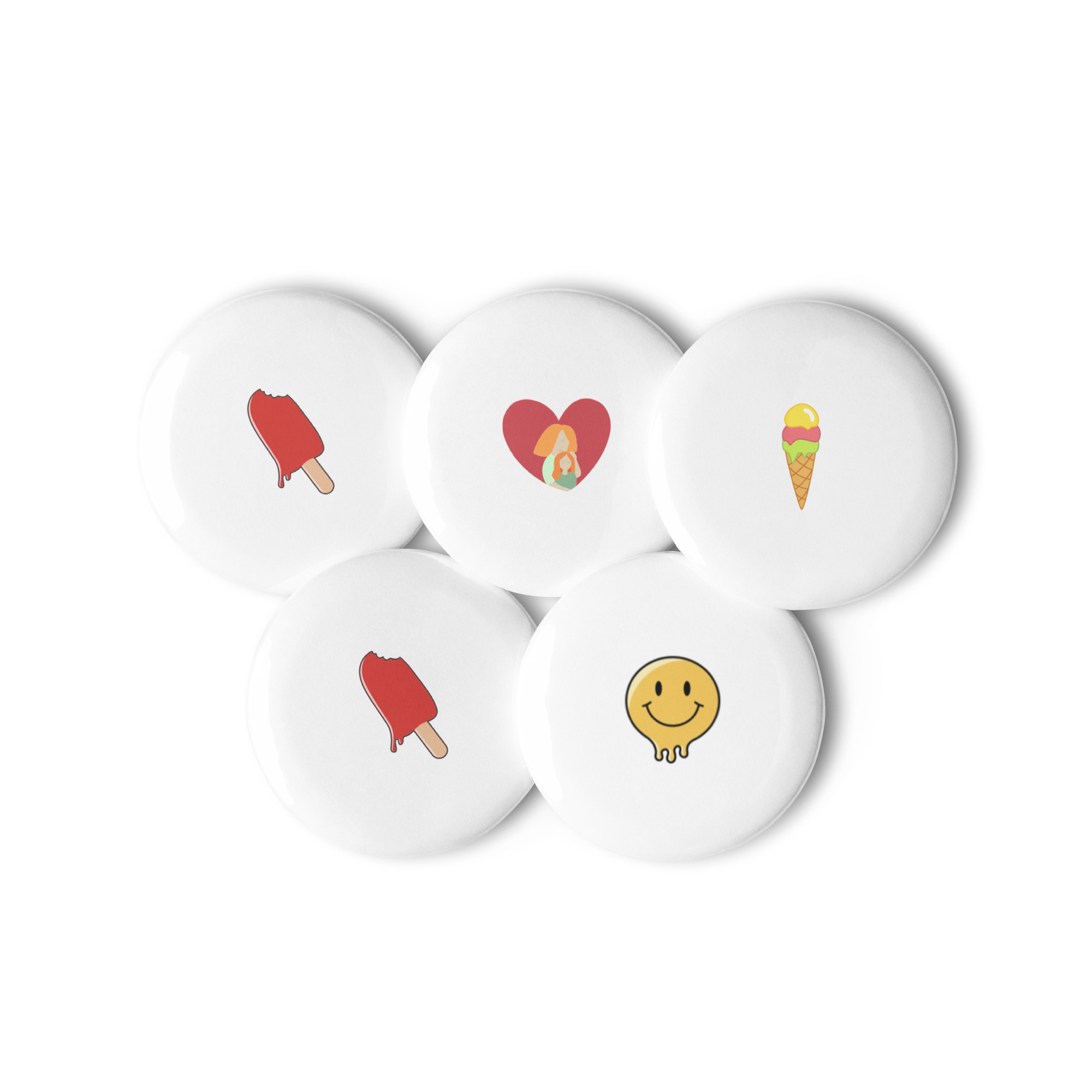 Set of pin buttons - Image 2